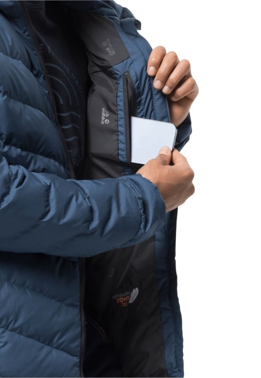 Original Thunder Blue Fairmont Men Brand Jack Wolfskin