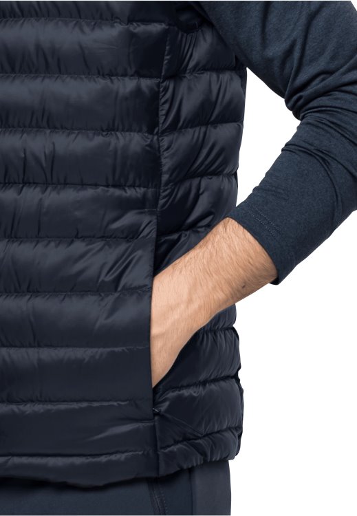 Pack & Go Down Vest M Brand Jack Wolfskin Night Blue Hot