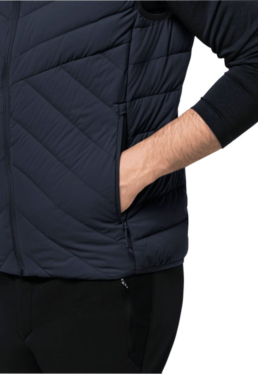 Origins Athletic Down Vest M Brand Jack Wolfskin Night Blue