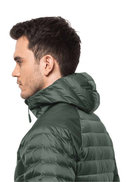 Brand Passamani Down Hoody M Hedge Green Brand Jack Wolfskin