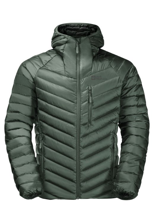 Brand Passamani Down Hoody M Hedge Green Brand Jack Wolfskin