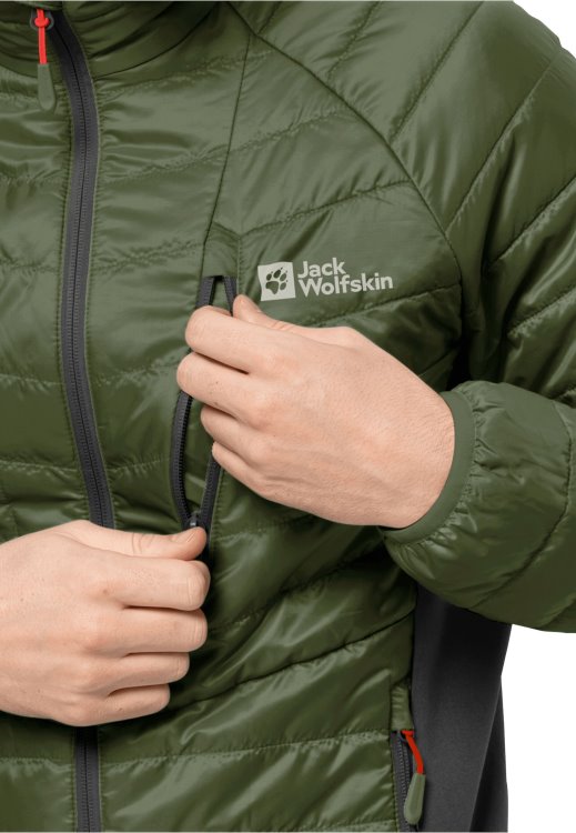 Routeburn Pro Ins Jacket M Brand Jack Wolfskin Greenwood New