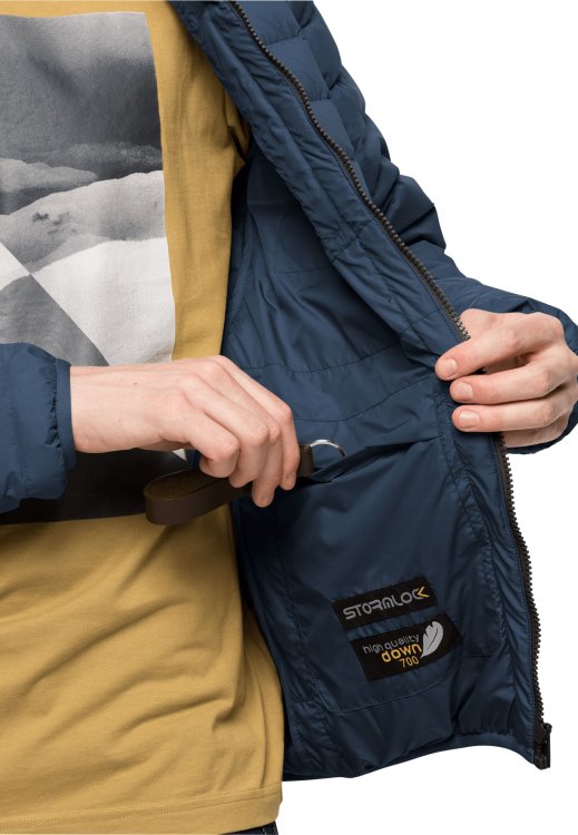 Brand Jack Wolfskin Thunder Blue Brand Glowing Mountain Jacket M