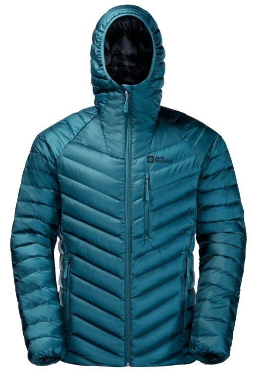 Blue Coral Passamani Down Hoody M Brand Jack Wolfskin Origins
