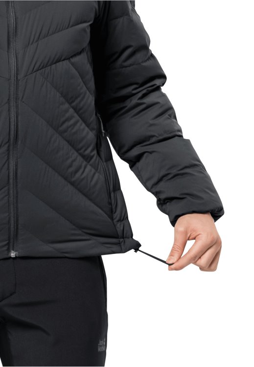 Athletic Down Hoody M Phantom Brand Jack Wolfskin Origin