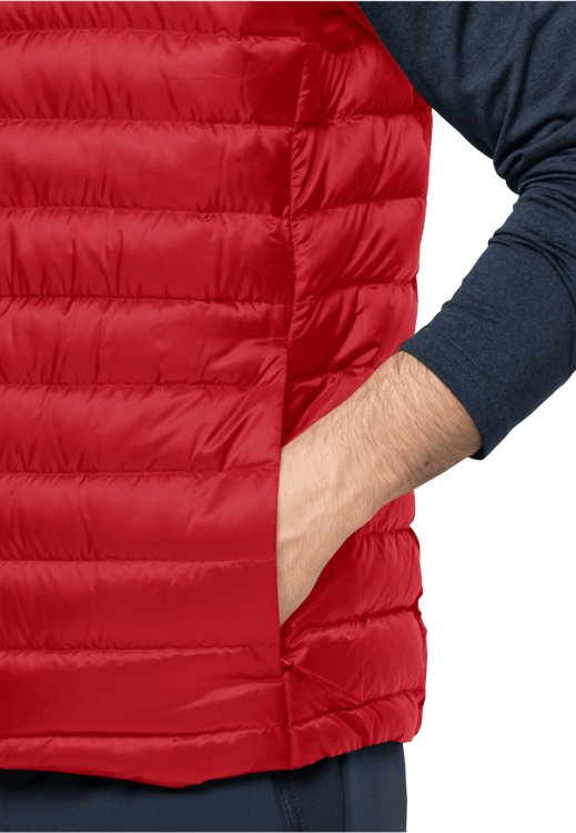 Brand Jack Wolfskin Adrenaline Red Original Pack & Go Down Vest M