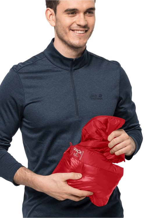 Brand Jack Wolfskin Adrenaline Red Original Pack & Go Down Vest M