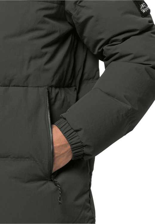 New Brand Jack Wolfskin Antique Green Alex Down Jacket M