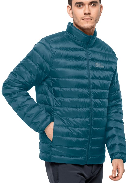 Pack & Go Down Jacket M Blue Coral Brand Jack Wolfskin