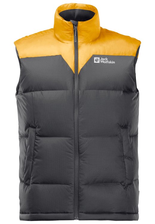 Fashion Dna Tundra Down Vest M Burly Yellow Xt Brand Jack Wolfskin
