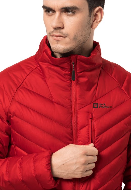 Passamani Down Jacket M Brand Jack Wolfskin Adrenaline Red Brand