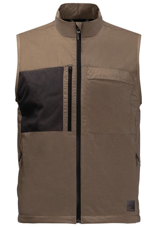Bike Commute Ins Vest M Chestnut Hot Brand Jack Wolfskin