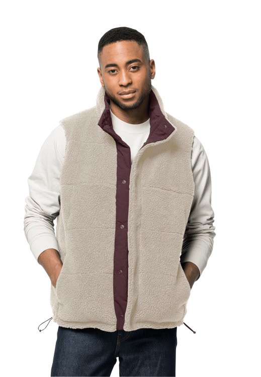 Alex Vest M Best Brand Jack Wolfskin Winter Grape