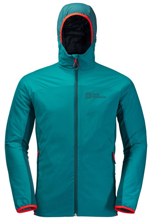 Bay Blue Hot Brand Jack Wolfskin Alpspitze Ins Hoody M