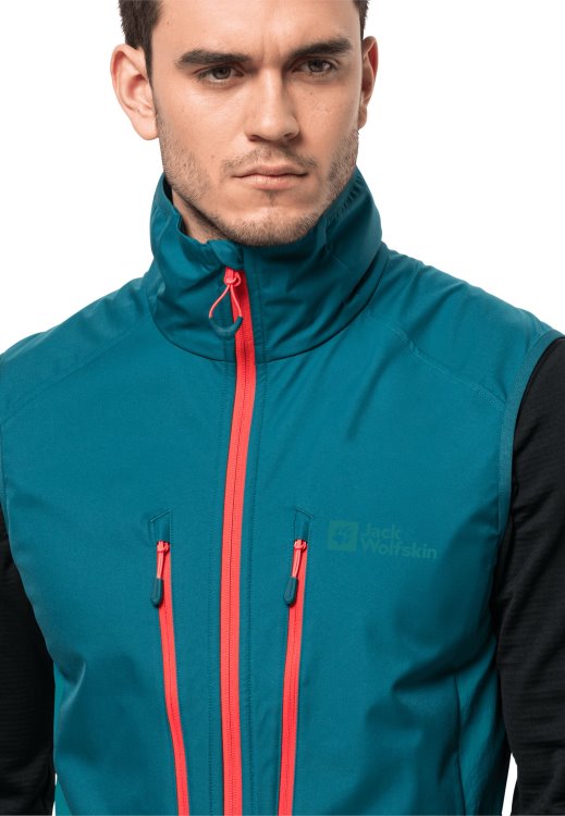 Brand Jack Wolfskin Alpspitze Vest M Fashion Blue Coral