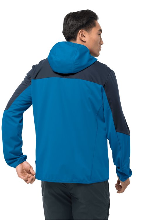 Best Brand Jack Wolfskin Blue Pacific Go Hike Softshell M