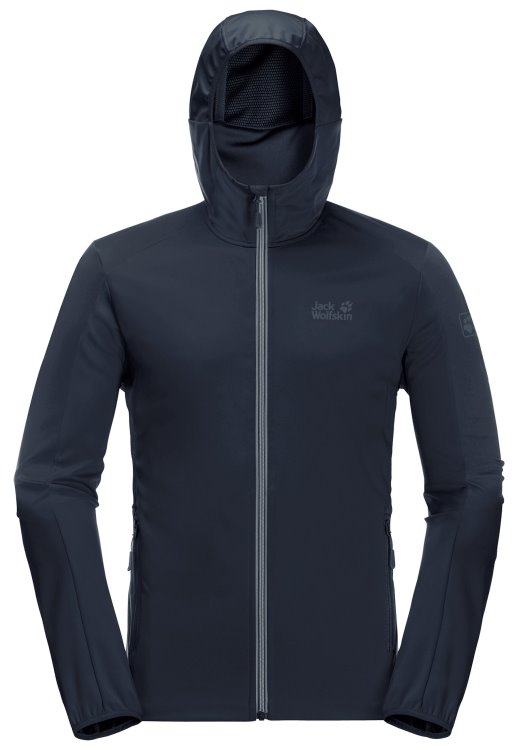 Fashion Night Blue Brand Jack Wolfskin Go Hike Softshell M