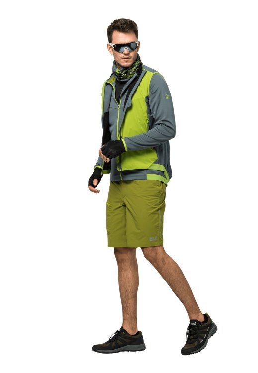 Tourer Softshell Vest M Brands Brand Jack Wolfskin Storm Grey