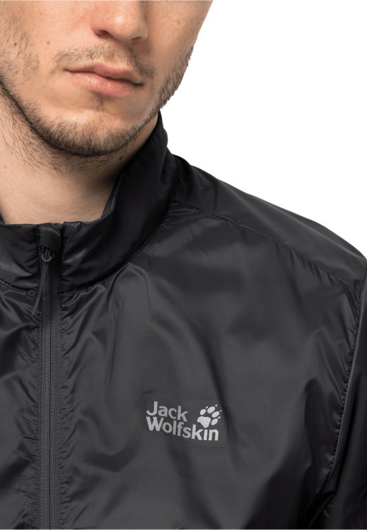 Brand Jack Wolfskin Fashion Black Pack & Go Windshell M