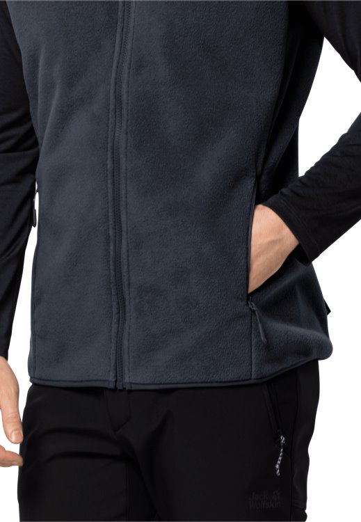 Night Blue Brand Brand Jack Wolfskin Waldsteig Fz Vest M