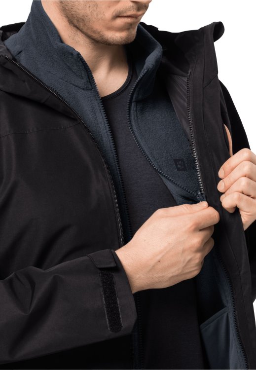 Night Blue Brand Brand Jack Wolfskin Waldsteig Fz Vest M