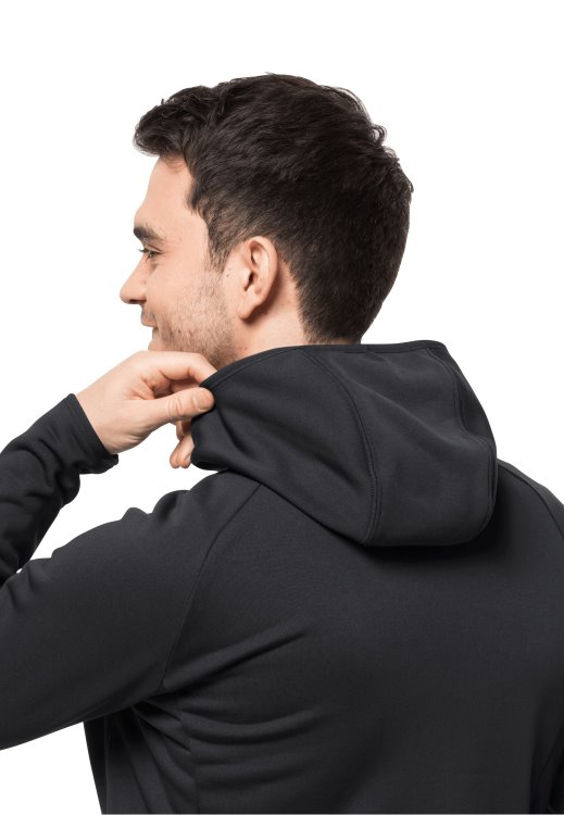 Baiselberg Hooded Fz M Black Brand Jack Wolfskin Hot