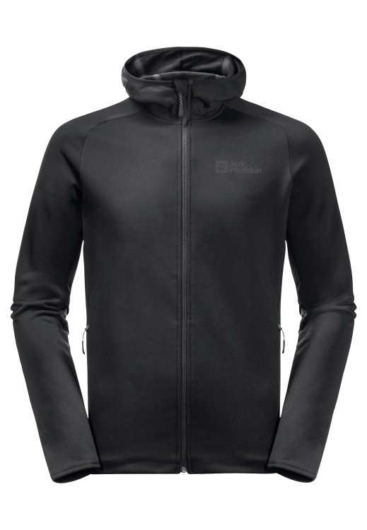 Baiselberg Hooded Fz M Black Brand Jack Wolfskin Hot
