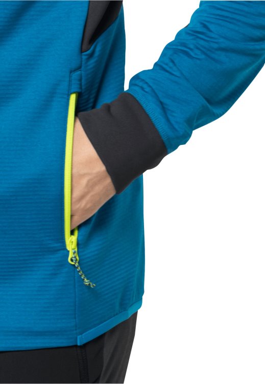 Brand Jack Wolfskin Blue Pacific Hydro Grid Hooded Fz M