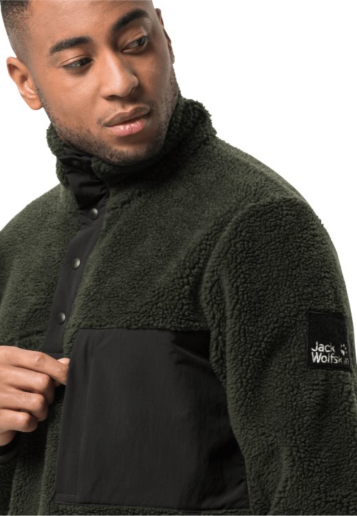 Antique Green Fashion Brand Jack Wolfskin Pank Snap M