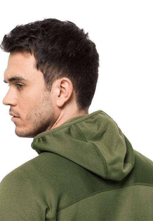 Hirschberg Hooded Fz M Origin Brand Jack Wolfskin Greenwood