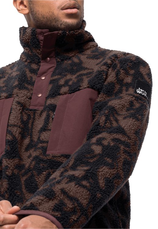Dark Oak Allover Brand Jack Wolfskin Pank Hudson Snap M Collection