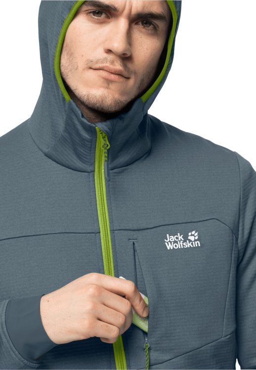 Hydro Grid Fleece M Storm Grey Brand Jack Wolfskin Origin