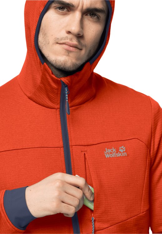 Hydro Grid Fleece M Brands Wild Brier Brand Jack Wolfskin