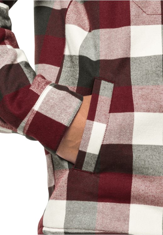 Cordovan Red Checks Felsenweg Ins Shirt M Original Brand Jack Wolfskin