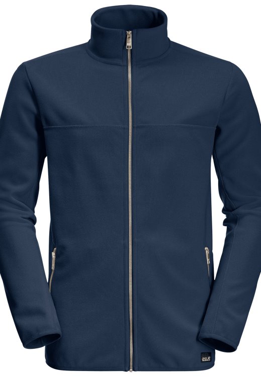 Fashion Brand Jack Wolfskin Nature Fleece Jacket M Dark Indigo