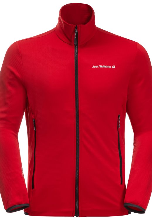 Dna Fleece M Adrenaline Red Brand Jack Wolfskin