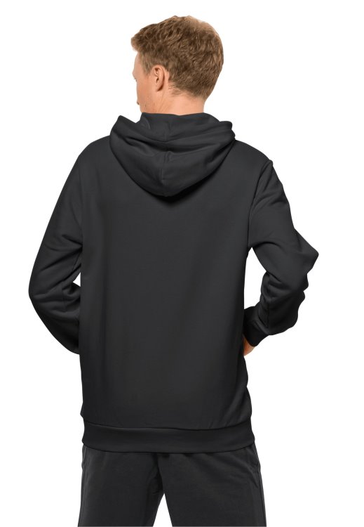Black Original Essential Hoody M Brand Jack Wolfskin
