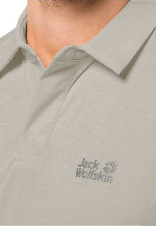 Dusty Grey Brand Jack Wolfskin Collection Pack & Go Polo M