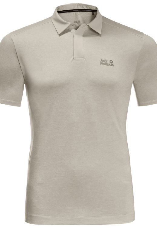 Dusty Grey Brand Jack Wolfskin Collection Pack & Go Polo M