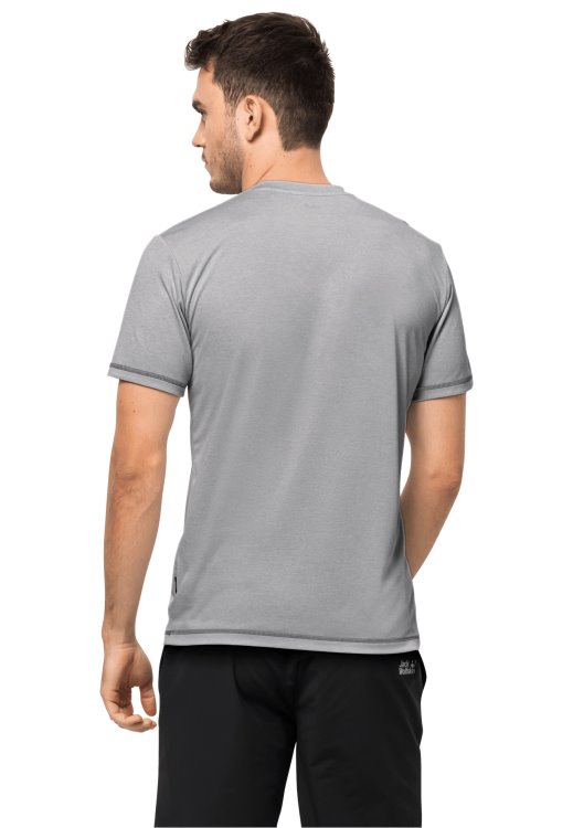 Fashion Silver Grey Brand Jack Wolfskin Crosstrail T Men