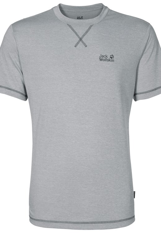 Fashion Silver Grey Brand Jack Wolfskin Crosstrail T Men