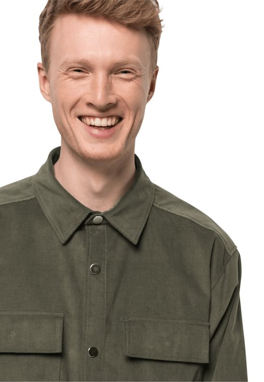 Dusty Olive Brand Jack Wolfskin Best Nature Shirt M