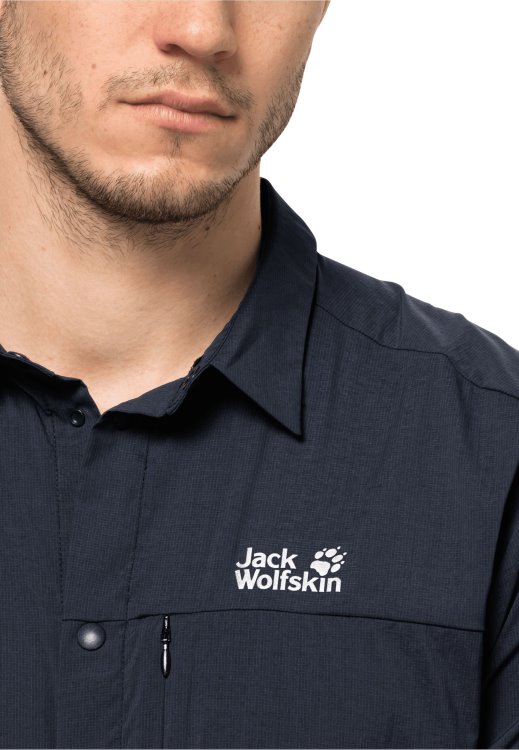 Pack & Go Shirt M Night Blue Brand Jack Wolfskin Collection