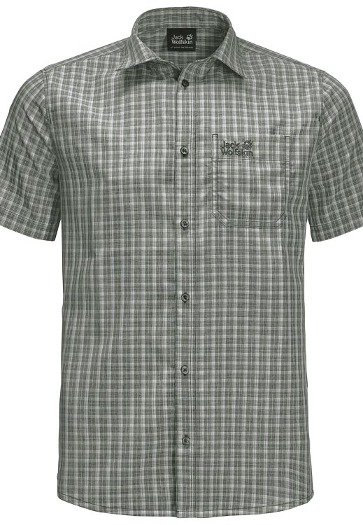 Greenwood Checks El Dorado Shirt Men Brand Jack Wolfskin Origins