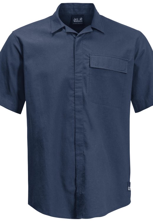 New Dark Indigo Brand Jack Wolfskin Nature Summer Shirt M