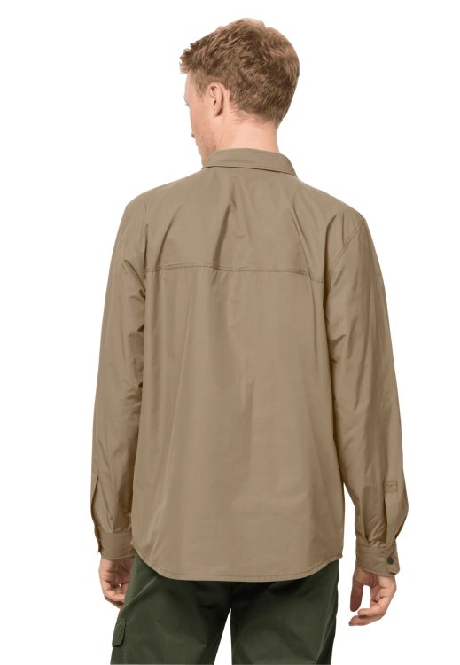 Hot Lakeside Roll-up Shirt M Brand Jack Wolfskin Sand Dune
