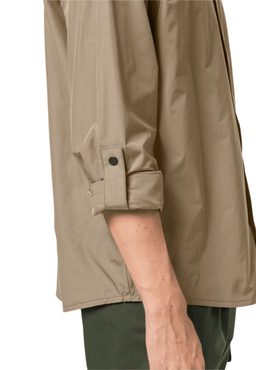 Hot Lakeside Roll-up Shirt M Brand Jack Wolfskin Sand Dune