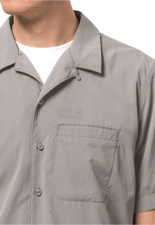 Collections Ash Grey Atacama Shirt M Brand Jack Wolfskin