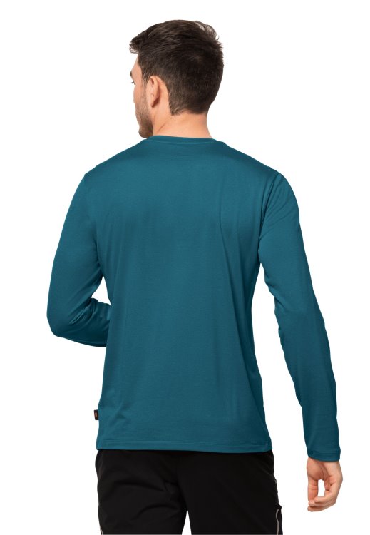 Brand Jack Wolfskin Collection Blue Coral Sky Thermal Ls T M