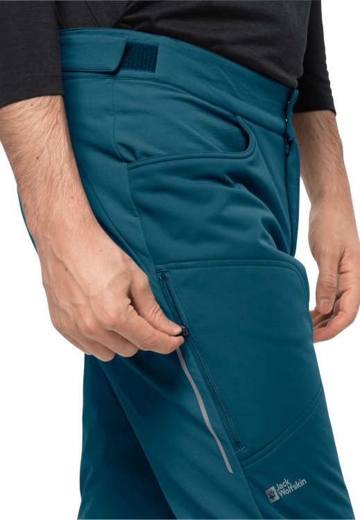 Collections Morobbia Pants M Blue Coral Brand Jack Wolfskin